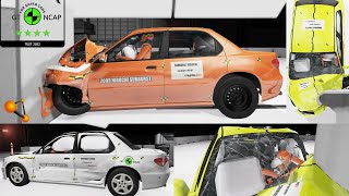 Hirochi Sunburst Airbags Crash Test NCAP  BeamNGdrive [upl. by Yengac57]