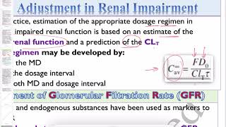 🔴 30 Dosing in Renal Impairment amp Creatinine Clearance DrHazem Sayed [upl. by Yenahs]