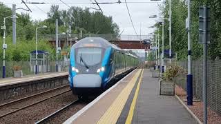 Transpennine Express 397 Passing Shieldmuir [upl. by Bashemath982]