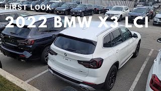 First Look at the 2022 BMW X3 LCI [upl. by Quigley]