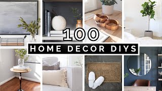 100 DIY HOME DECOR IDEAS amp PROJECTS  AFFORDABLE amp AESTHETIC [upl. by Raddy438]