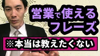 元野村證券社員が教える 営業必殺話法3選！ [upl. by Wardle]