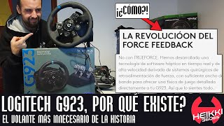 El quotnuevoquot Logitech G923 es el volante más innecesario de la historia del simracing [upl. by Harutek]