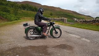 BSA C15  a run up Croick 60 miles [upl. by Rhee]