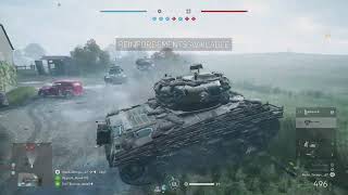 Battlefield V Sherman Commander Continues Panzerstorm Battle [upl. by Summons]