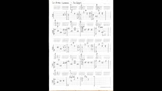 La donna cannone  spartito tablature per chitarra  intro [upl. by Melda498]