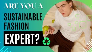 Are You a Sustainable Fashion Expert [upl. by Kus263]