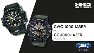 GSHOCK Premium MUDMASTER GWG1000 i GG1000 porównanie [upl. by Llenrup577]