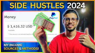 5 REAL Online Side Hustles Anyone Can Do In 2024 [upl. by Annai]