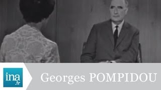 Interview de Georges Pompidou 1969  Archive vidéo INA [upl. by Boleyn]