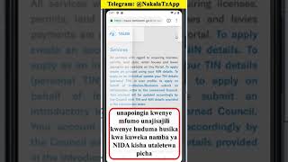 Jinsi ya kupata namba ya NIDA na nakala ya kitambulisho cha Taifa kwa kutumia simu 2024 [upl. by Morez528]