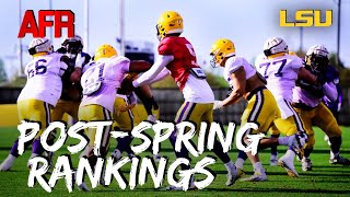 PostSpring Rankings Where Does LSU Land [upl. by Nitsrik]