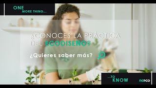 ¿Conoces la práctica del ecodiseño ♻ [upl. by Stockwell120]