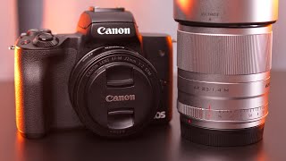 Canon 22mm f2 vs Viltrox 23mm f14  EFM Lens Comparison [upl. by Simeon]