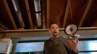 DIY Basement Remodel  Part 3  Arzel Zone Damper Installation [upl. by Elleirua]