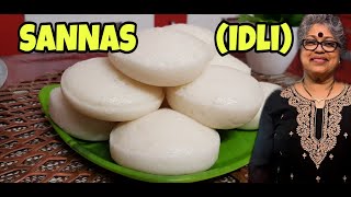 Mangalore Sanna  Idli Soft Spongy and Perfect  Never failed Recipe  Do Try [upl. by Ddarb]