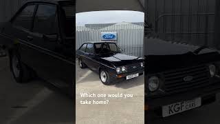 Which one would you take home A Mk2 Ford Escort RS2000 or a Mk2 RS1600i fordescortrs classiccar [upl. by Cecilla]