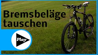 Fahrrad Bremsbeläge wechseln vorn  hinten an einer Shimano Scheibenbremse [upl. by Lydie]