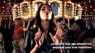 Victorious Cast FT Victoria Justice Begging On Your Knees Clip Lyrics on screen [upl. by Thaddeus]