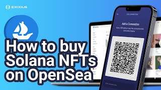 How to buy a Solana NFT on OpenSea  Exodus Tutorial [upl. by Einyaj]