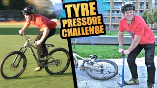 MTB TYRE PRESSURE CHALLENGE  HOW HIGH WILL IT GO UNTIL IT BLOWS [upl. by Sillig]