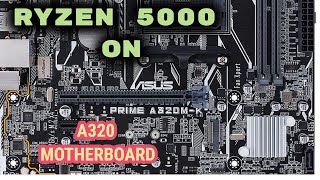 How to update bios for Ryzen 5000 on a320 motherboard [upl. by Zacherie356]