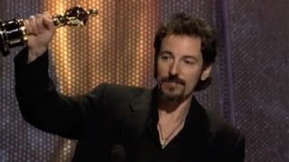 quotStreets Of Philadelphiaquot winning Best Original Song  Bruce Springsteen  66th Oscars 1994 [upl. by Atok]