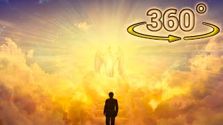 360  VR Video  Experience Going to Heaven  The Afterlife [upl. by Sarilda890]