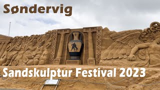 Sandskulptur Festival 2023 Søndervig Danmark [upl. by Lianna112]