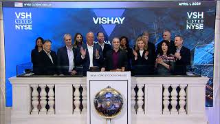 Vishay Intertechnology NYSE VSH Rings The Closing Bell® [upl. by Agnes]