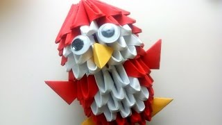 origami 3D pingouin en français [upl. by Najed]