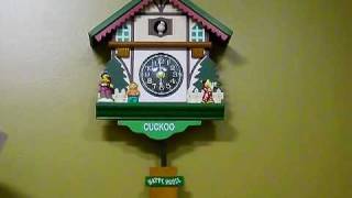 Cuckoo Clock that Plays Music Quartz Clock 170524012301 [upl. by Kalagher]