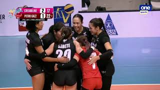 Aiza MaizoPontillas CONTINUES HITS to force set 5 vs Creamline  2024 PVL ALLFILIPINO CONFERENCE [upl. by Ttereve]