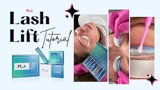 PLA Lash Lift Tutorial  Meet the Products amp Learn How To Do Lash Lift [upl. by Patnode57]