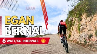 TRAINING with EGAN BERNAL  Intervals on Col de la Madone [upl. by Lal320]