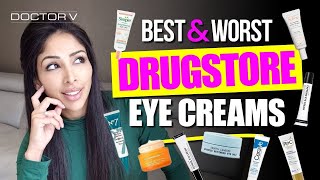 BEST amp WORST DRUG STORE EYE CREAMS [upl. by Beedon]