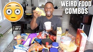 25 Weird Food COMBOS  Crazy Combinations  Alonzo Lerone [upl. by Aerdnaed]