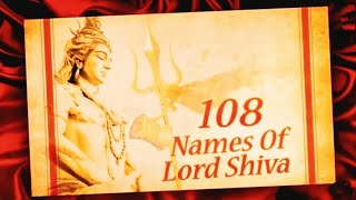 108 Names of Lord Shiva in Hindi  भगवान शिव के 108 नाम  lord shiva [upl. by Arv97]