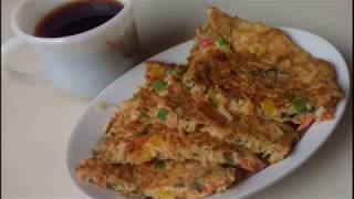 Quick and Healthy Oats Omelette Recipe for Breakfast ওটস ওমলেট  ডায়েট রেসিপি [upl. by Htebezile]