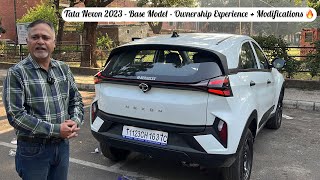 New Tata Nexon 2023 🔥 Smart  Modified Base Variant  Ownership Experience  Best car under 10L [upl. by Laval]