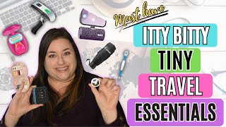 30 TINY TRAVEL ESSENTIALS 2024  MUST HAVES THAT CAN MAKE OR BREAK YOUR TRIP [upl. by Anyela]