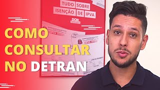 Como consultar DETRAN  modo mais fácil [upl. by Flam469]