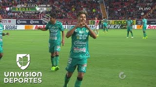 Dieter Villalpando hace el golazo de la jornada y pone 21 a Chiapas sobre Necaxa [upl. by Austreng58]