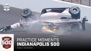 Top moments from Fast Friday practice for 2024 Indianapolis 500  Extended Highlights  INDYCAR [upl. by Kiefer963]