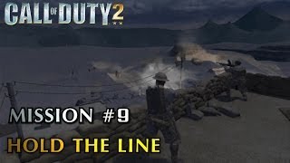 Call of Duty 2  Mission 9  Hold the Line British Campaign Veteran [upl. by Etteneg]