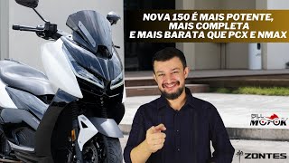 Custando metade do preço de uma PCX ou NMAX novas ZONTES 150D e M são lançadas completonas na China [upl. by Asaph]