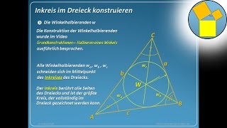 Dreiecke Inkreis  Umkreis  Schwerpunkt  Rueff [upl. by Colwell]