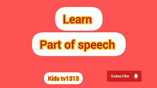 Part of speech english grammar learn part of speechviralvideo grammar partofspeech [upl. by Eelrahc]