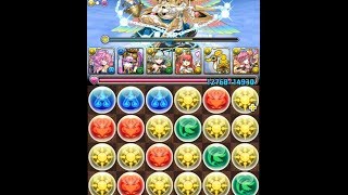 パズドラ「サンダルフォン 降臨！ 超地獄級」神輝の代行者・メタトロン×神書の管理者・メタトロン 回復タイプPTノーコン攻略 [upl. by Ailaroc23]