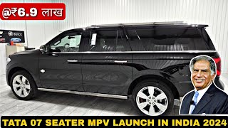 TATA 07 SEATER SUV LAUNCH 2024  PRICE FEATURES amp LAUNCH  UPCOMING CARS 2024 [upl. by Oraneg]